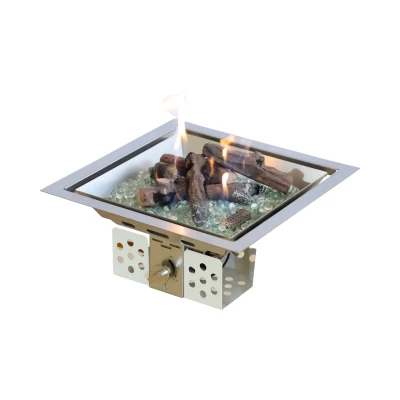 Brûleur à gaz carré – 40 cm Brûleur à gaz carré – 40 cm