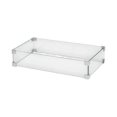 Verre de sécurité pour brûleur à gaz rectangulaire – 67 cm Verre de sécurité pour brûleur à gaz rectangulaire – 67 cm