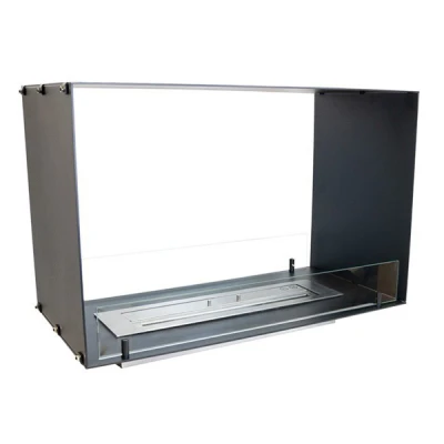 Foco Two 800 - Insert double face cheminée bio éthanol  Foco Two 800 - Insert double face cheminée bio éthanol