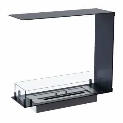 Foco Room Divider 600 Slim Foco Room Divider 600 Slim - Cheminée au bioéthanol 3 côtés