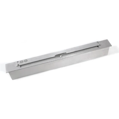Brûleur Slimline de 80 cm fabriqué en acier |Bio-Cheminée Brûleur éthanol de 80 cm en acier