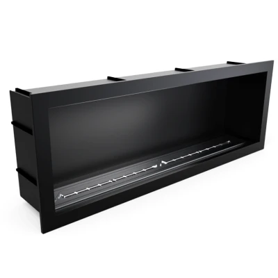 Cheminée bioéthanol encastrable Slimline Firebox 1650 Icon Fires Slimline Firebox SFB1650 - Noir