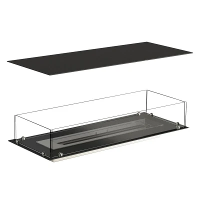 Foco Four 1000 - Insert de cheminée bioéthanol 4 faces Foco Four 1000 - Insert de cheminée bioéthanol 4 faces