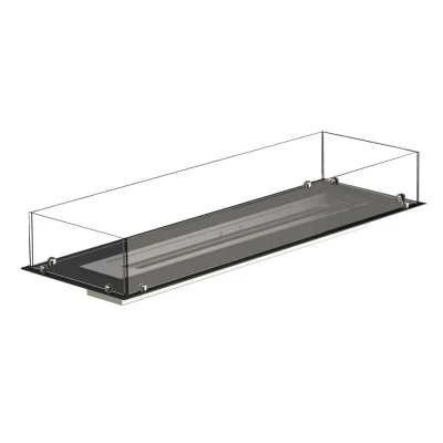 Foco Free 1200 -Insert de cheminée bio avec quatre faces Foco Free 1200 - Insert de cheminée avec 4 faces ouvertes