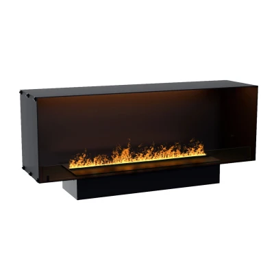 Foco One 1500 TV à Vapeur d'eau | Cheminée Hybride Cheminée hybride Foco One 1500 TV à vapeur d'eau avec flammes réalistes