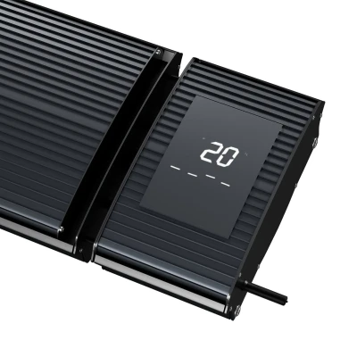 Chauffe terrasse électrique avec technologie infrarouge Heation Heatbar Pro 1800 Chauffage électrique de terrasse avec technologie infrarouge Heation Heatbar Pro 1800