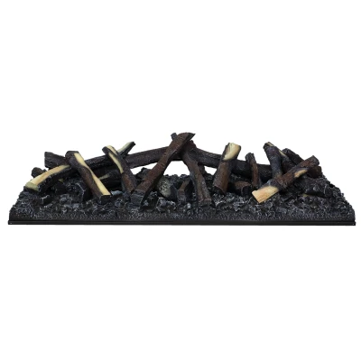 Set de bois de chauffage pour le module de cheminée hybride Cassette 1000 Module de cheminée hybride Cassette 1000 Kit de bois de chauffage