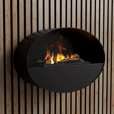Cheminée Murale Opti-myst Noire ScandiFlame Electric Kjos Cheminée Murale Opti-myst Noire ScandiFlame Electric Kjos