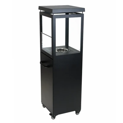 Muztag Premium Fire Paris Noir - Cheminée Bio d'Extérieur