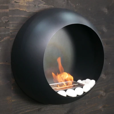 Galets en céramique en blanc pour la décoration de la cheminée. 24 galets en céramique blanc, une élégante décoration de cheminée bio qui rend le feu encore plus invitant.