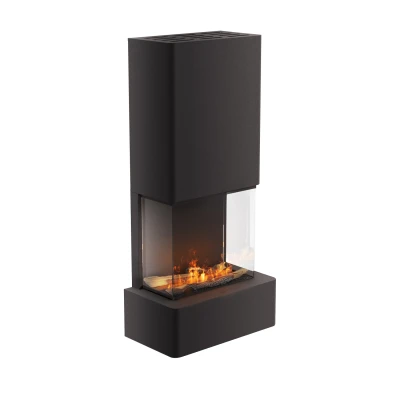 Cheminée à vapeur Aura | Design moderne et ambiance chaleureuse Cheminée à vapeur Aura avec flammes réalistes et design moderne