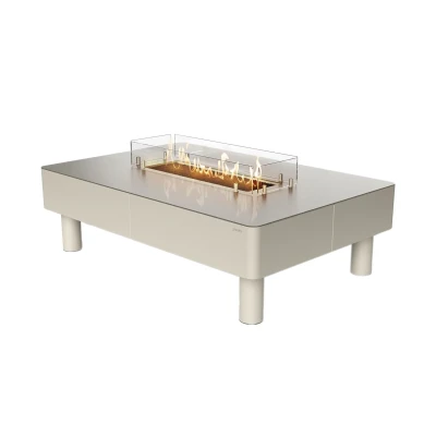 Table brasero Fika | Chaleur et design extérieur Table brasero Fika pour terrasses et jardins