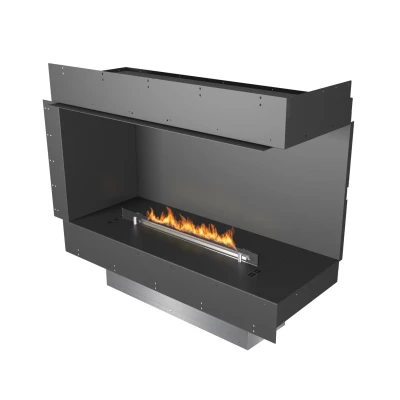 Planika Fires Forma 800 - Cheminée éthanol angle droit Forma 800 Angle droit
