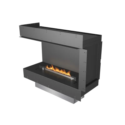 Cheminée Planika Forma Coin Gauche avec Brûleur Prime Fire Cheminée Planika Forma Coin Gauche avec Brûleur Prime Fire