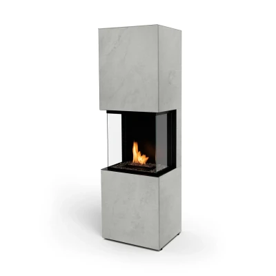 Cheminée bioéthanol BEV finition béton - Planika Rock Fireplace Cheminée bioéthanol BEV finition béton - Planika Rock Fireplace