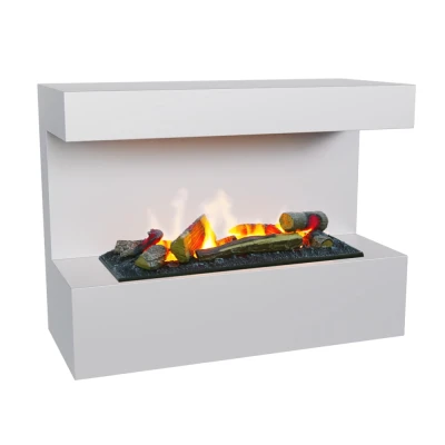 ScandiFlame Electric Steinsdal - Cheminée Murale Opti-myst Blanc ScandiFlame Electric Steinsdal - Cheminée Murale Opti-myst Blanc