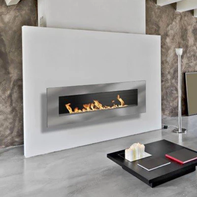 Nero 1450 en Acier Brossé Nero 1450 Icon Fires en Acier Brossé