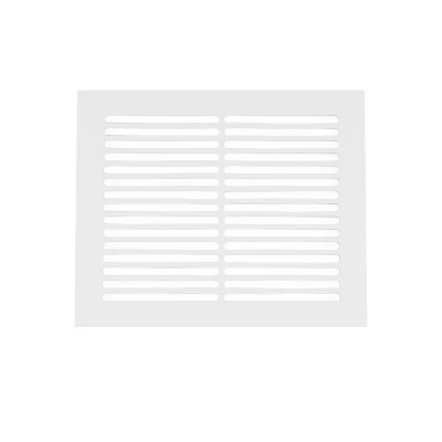 Grille de ventilation blanche - 25 x 20,5 cm - Surface de ventilation de 210 cm² Grille de ventilation blanche - 25 x 20,5 cm - Surface de ventilation de 210 cm².