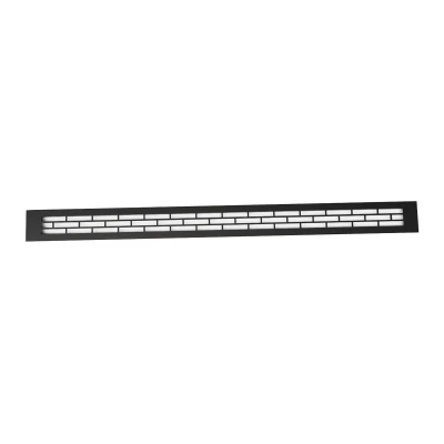 Grille de Ventilation Noire 80x6,5 cm - Surface de Ventilation 210 cm² Grille de Ventilation Noire 80x6,5 cm - Surface de Ventilation 210 cm²
