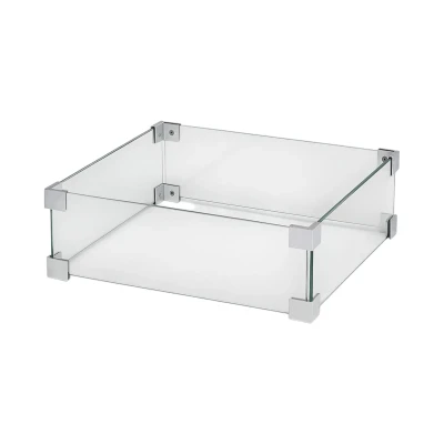 Sikkerhedsglas til kvadratisk gasbrænder – 40 x 40 cm Sikkerhedsglas til kvadratisk gasbrænder – 40 x 40 cm