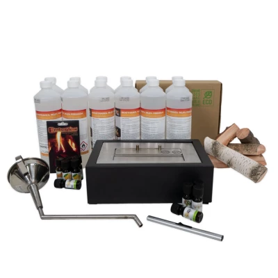 Brûleur au bioéthanol et accessoire pour cheminée existante Brûleur au bioéthanol et accessoire pour cheminée existante