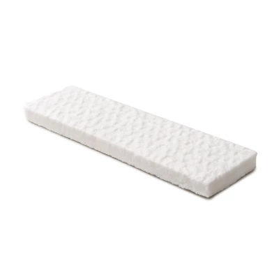 Coton en fibre de céramique blanche pour cheminée bioéthanol. Coton en fibres de céramique à utiliser dans les cheminées bio pour empêcher la perte de bioéthanol et favoriser une combustion