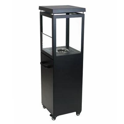 Muztag Premium Fire Paris Noir - Cheminée Bio d'Extérieur