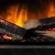 Flamerite Fires E-FX 1000 - Cheminée électrique de 40 pouces pour installation murale encastrée.