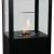 Muztag Premium Fire Paris Noir - Cheminée Bio d'Extérieur